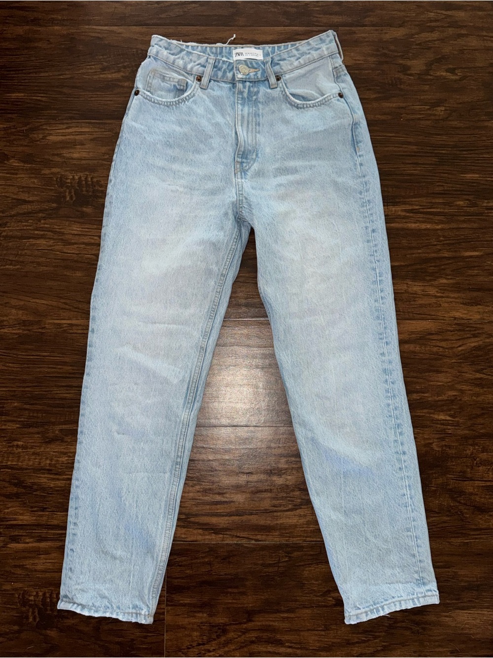 Light Wash High-Rise Zara Jeans
